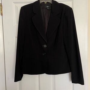 AGB Black Blazer Elegant Suit Jacket